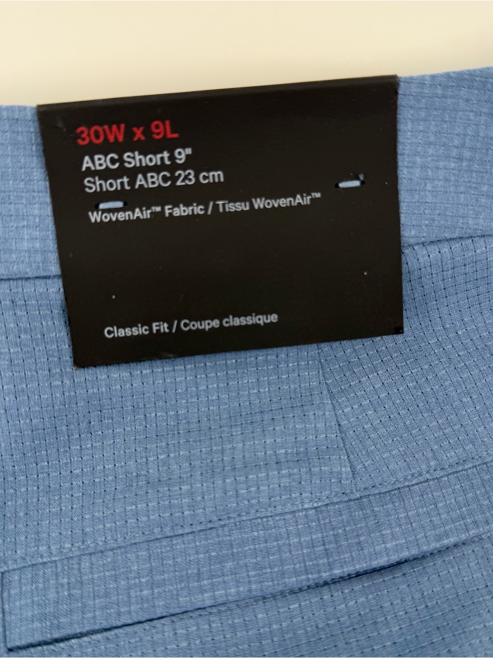 NWT Lululemon Men's ABC Classic-Fit Short 9" WovenAir 30 Blue Golf Luxury Preppy - Picture 4 of 9